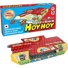 Hoy Hoy Cockroach Trap, Made in Japan, 5 Traps, Pesticide Free Safe and Easy Cockroach Trap, Irresistible Bait, for Home with Kids & Pets, Water Resistant, No.1 Japanese Trap