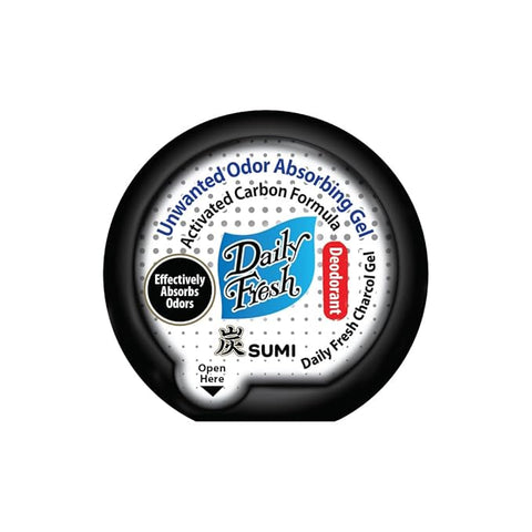 Earth Daily Fresh Charcoal Deodorizer – Odour Absorber for Bathroom and Wardrobe | Activated Charcoal, Long-Lasting Odour Control for Closet, Shoe Rack and Car | Non-Spray Air Freshener - Pack of 3