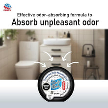 Earth Daily Fresh Charcoal Deodorizer – Odour Absorber for Bathroom and Wardrobe | Activated Charcoal, Long-Lasting Odour Control for Closet, Shoe Rack and Car | Non-Spray Air Freshener - Pack of 3