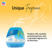 Earth Daily Fresh Aroma Gel – Blue Ocean, 200 g | Long-Lasting Gel Air Freshener for Home, Office & Car | Odour Control | Non-Spray
