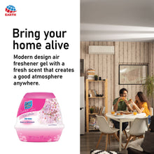 Earth Daily Fresh Aroma Gel – Sakura Blossom (Floral), 200 g | Long-Lasting Gel Air Freshener for Home, Office & Car | Odour Control | Non-Spray