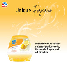 Earth Daily Fresh Aroma Gel – Lemon Soda, 200 g | Long-Lasting Gel Air Freshener for Home, Office & Car | Odour Control | Non-Spray