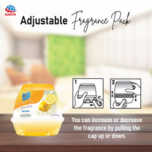 Earth Daily Fresh Aroma Gel – Lemon Soda, 200 g | Long-Lasting Gel Air Freshener for Home, Office & Car | Odour Control | Non-Spray