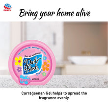Earth Daily Fresh Smart GEL Air Freshener – Floral, 60g | Compact Hanging Bathroom and Car Freshener | Long-Lasting Odour Control for Bathroom, Wardrobe and Car | Non-Spray - Pack of 3