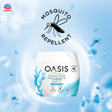 Earth Oasis Natural Mosquito Repellent GEL Air Freshener -   Ocean Blue (Sea Breeze), 180g | Long-Lasting Room Freshener for Home, Bathroom, Office, Baby Room and Car | Non-Spray, Natural Essential Oils
