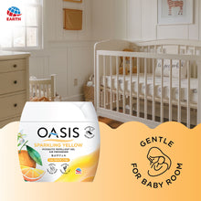 Earth Oasis Natural Mosquito Repellent Gel Air Freshener – Sparkling Yellow (Citrus), 180g | Long-Lasting Room Freshener for Home, Bathroom, Office, Baby Room and Car | Non-Spray, Natural Essential Oils