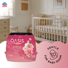 Earth Oasis Natural Gel Air Freshener – Sweet Floral & Pink Rose, 200g | Long-Lasting Room Freshener for Home, Office, Baby Room and Car |  Non?Spray, Natural Aroma