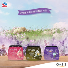 Earth Oasis Natural Gel Air Freshener – Sweet Floral & Pink Rose, 200g | Long-Lasting Room Freshener for Home, Office, Baby Room and Car |  Non?Spray, Natural Aroma