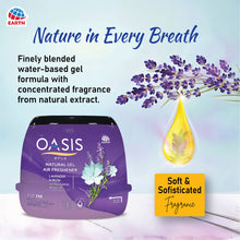 Earth Oasis Natural Gel Air Freshener – Lavender & Musk, 200g | Long-Lasting Room Freshener for Home,  Office, Baby Room and Car | Non?Spray, Natural Aroma